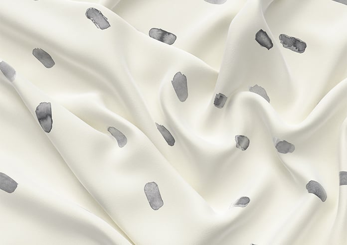 Ink Spots, Grey - Motorised Roman Blind - Image 4